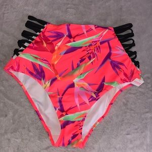 High Waisted Bikini Bottoms Size Medium